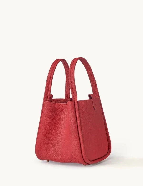 Minnie | Medium Leather Bucket Bag