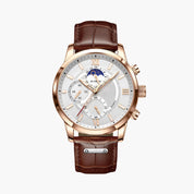 Calvion | Men’s Luxury Quartz Leather Watch