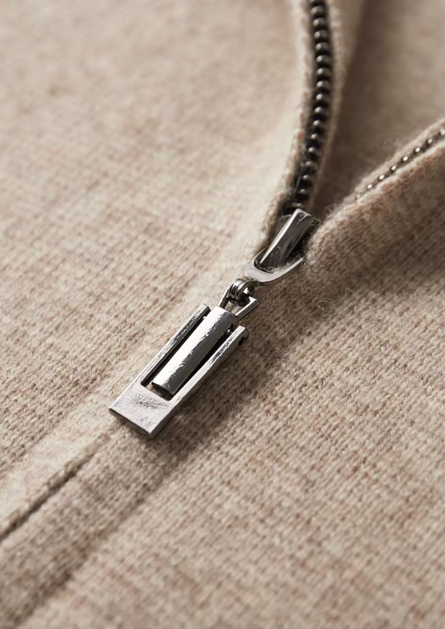 Sandridge | Men’s Extra-Fine Merino Wool Zip Polo Cardigan