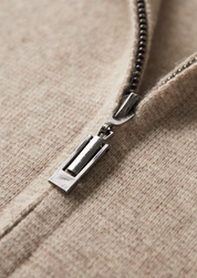 Sandridge | Men’s Extra-Fine Merino Wool Zip Polo Cardigan