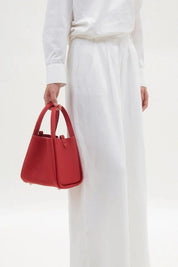 Minnie | Medium Leather Bucket Bag