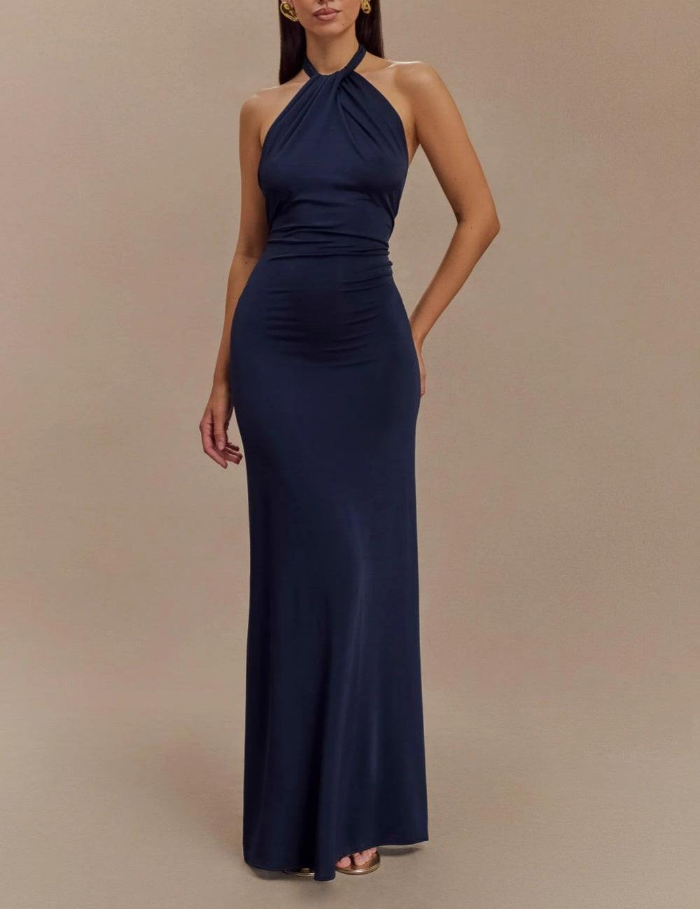 Elynera - Women’s Halter Maxi Dress