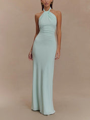 Elynera - Women’s Halter Maxi Dress