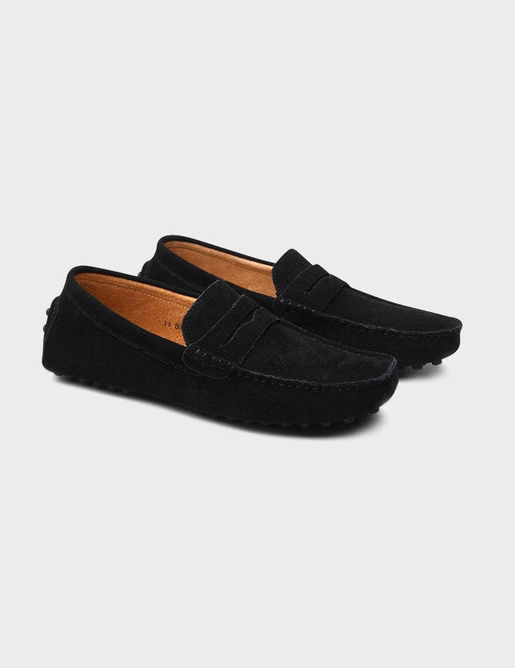 Caldoro | Men’s Calf Suede Slip-On Loafers