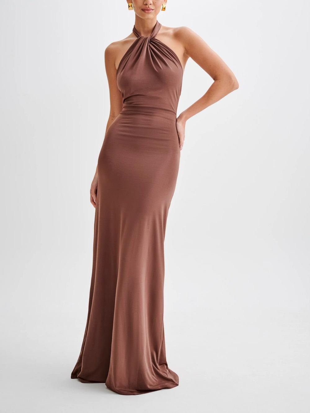 Elynera - Women’s Halter Maxi Dress