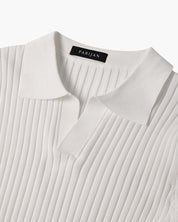 Ravello | Men’s Cotton Blend V-Neck Polo Shirt
