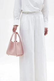 Minnie | Medium Leather Bucket Bag