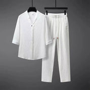 Marina Bellandi | Vintage Linen Tracksuit Set