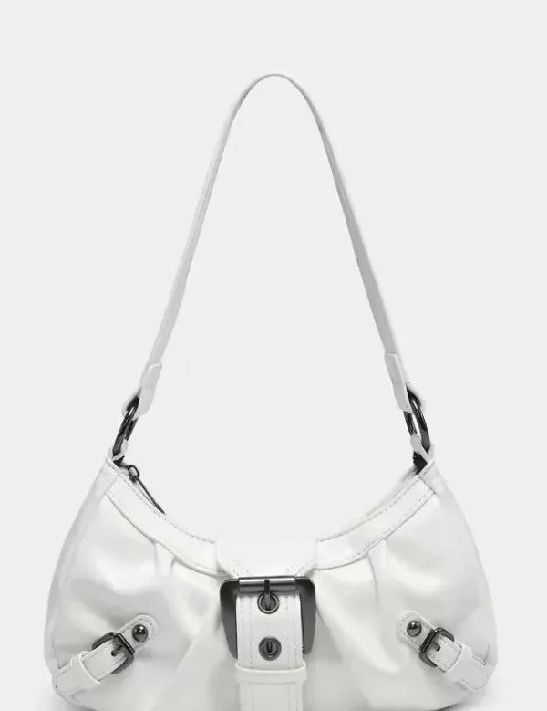 Sage | Women’s Buckle Detail Shoulder Bag