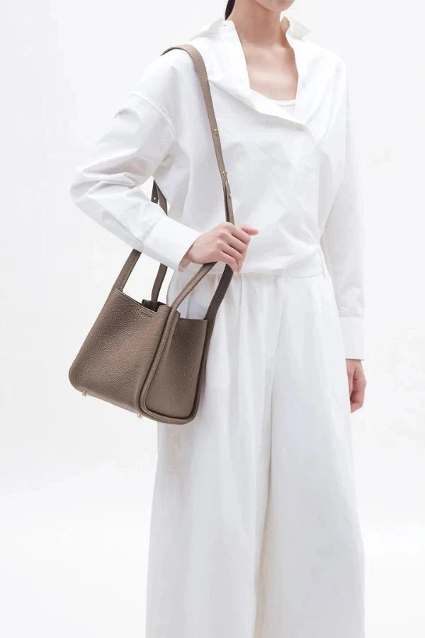 Minnie | Medium Leather Bucket Bag
