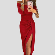 Liorena - Women’s Belted Midi Dress
