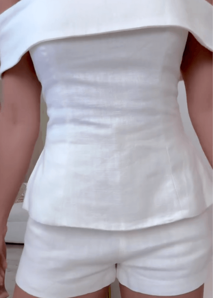 Averixa - Women’s Cropped Top & Pants Set