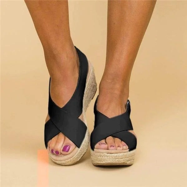 Clarisse | Orthopedic Espadrille Wedge Sandals