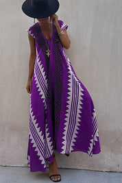Mirelle – Relaxed V-Neck Maxi Dress