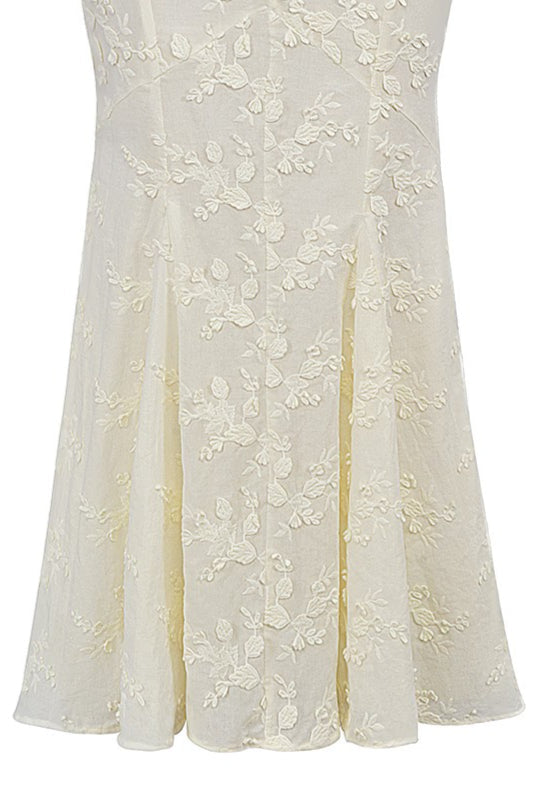 Rosavelle – Embroidered Corset Mermaid Maxi Dress