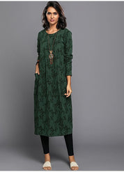 Lunaria | Floral Midi Dress with Pockets