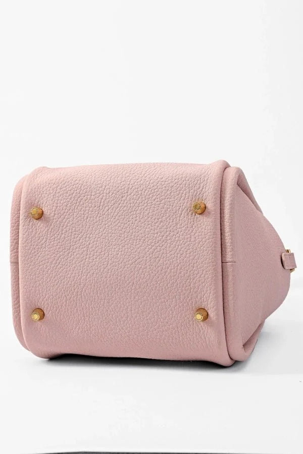 Minnie | Medium Leather Bucket Bag