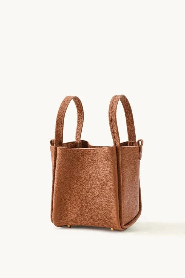 Minnie | Medium Leather Bucket Bag