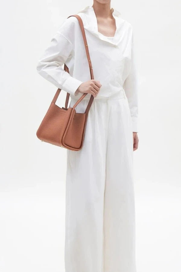 Minnie | Medium Leather Bucket Bag