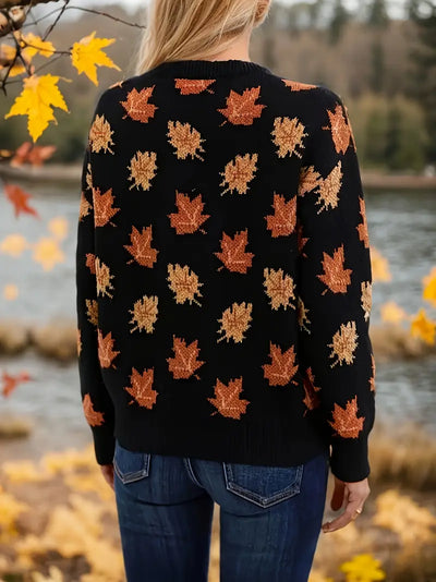 Women's Autumn Leaf Sweater