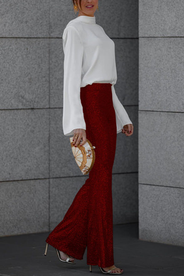 Veloura – Sequin Flare Pants