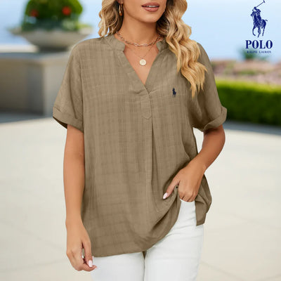 RL™ Relaxed Linen Tunic Blouse