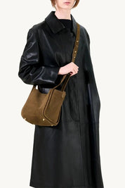 Minnie | Medium Leather Bucket Bag