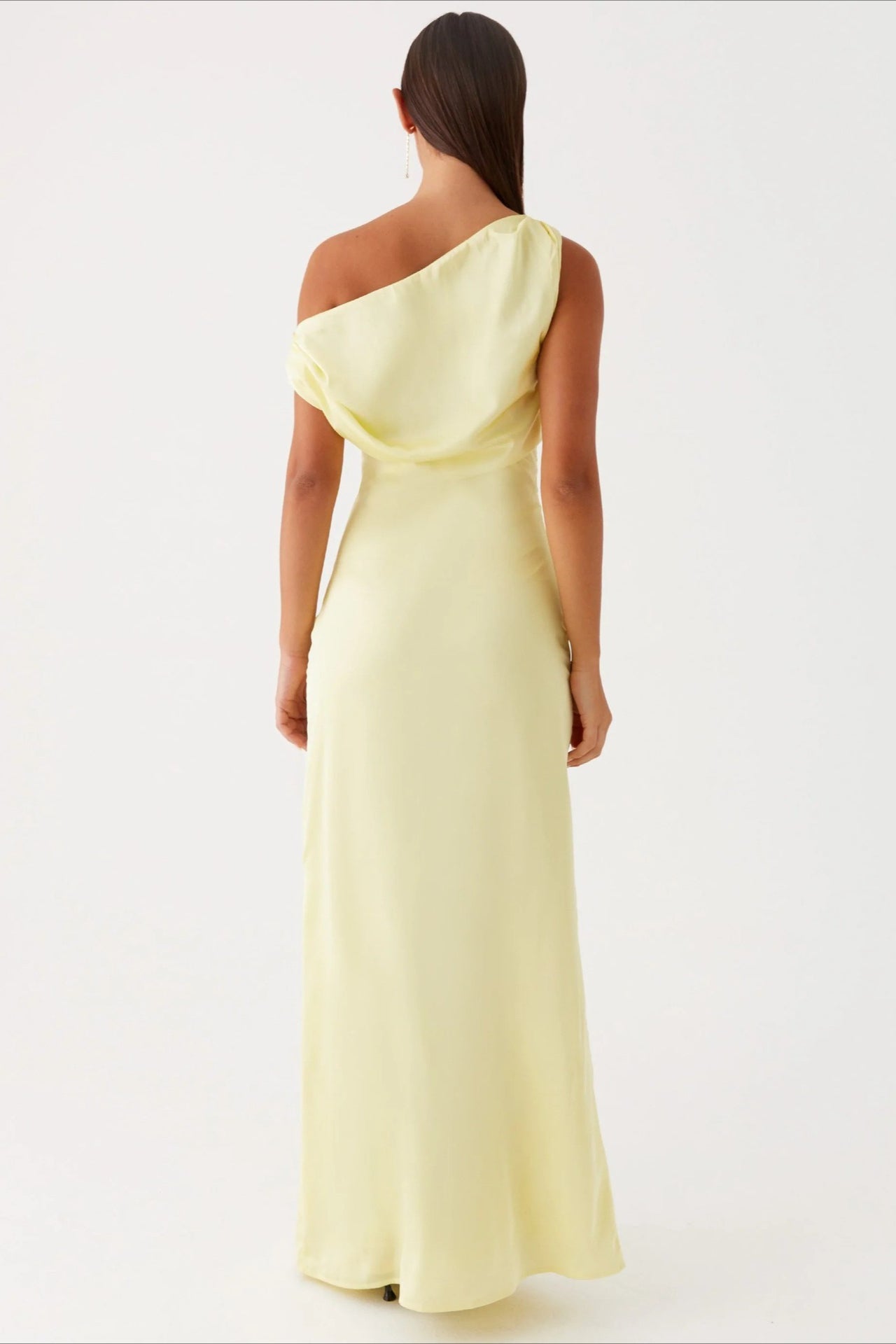 Elarisse – Women’s One-Shoulder High Waist Maxi Dress