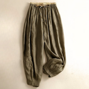 Lunara - Women’s Linen Tapered Pants