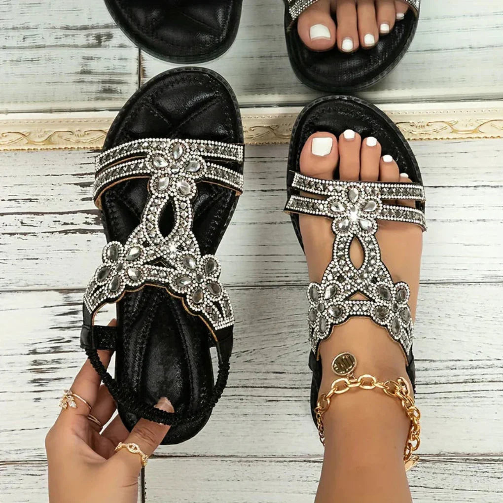 Camille | Boho Balance Sandals with Artisan Straps