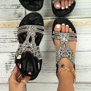 Camille | Boho Balance Sandals with Artisan Straps