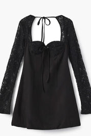 Louise | Women’s Lace Milkmaid Mini Dress