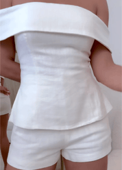 Averixa - Women’s Cropped Top & Pants Set