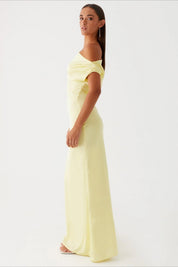 Elarisse – Women’s One-Shoulder High Waist Maxi Dress