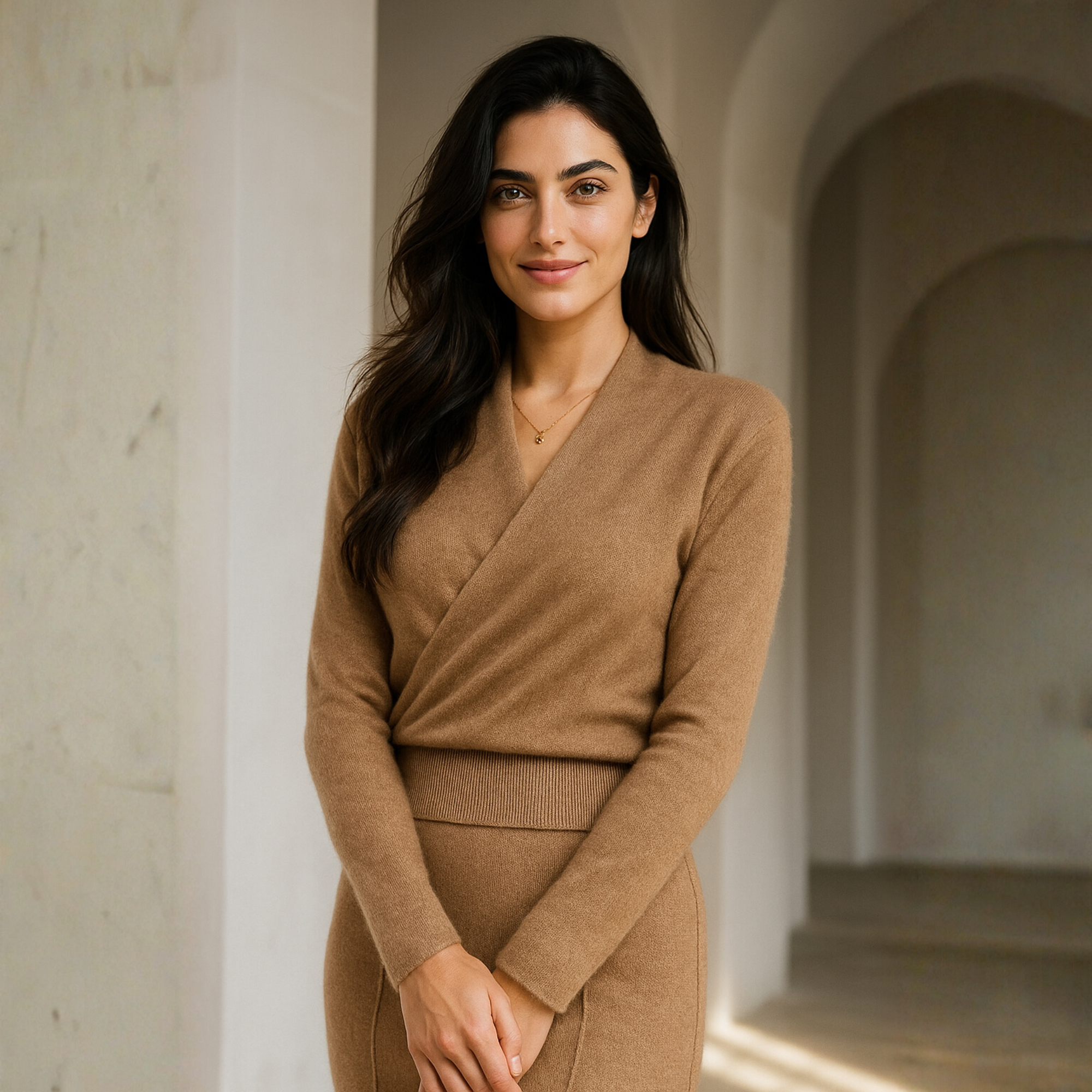 Elara - Women’s Crossover Sweater