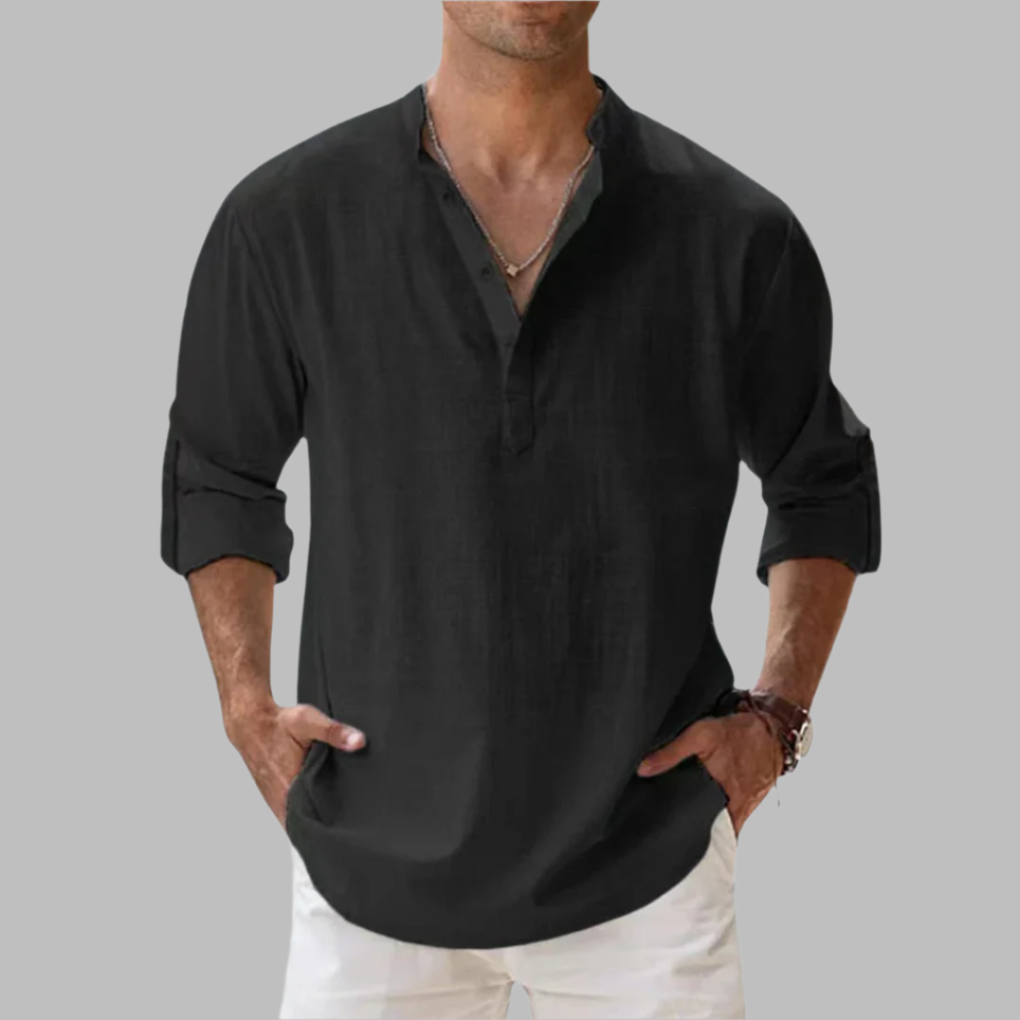 Andrew St Clair | Men’s Relaxed Linen Summer Shirt