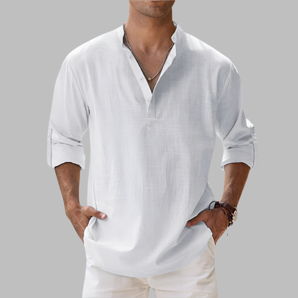 Andrew St Clair | Men’s Relaxed Linen Summer Shirt