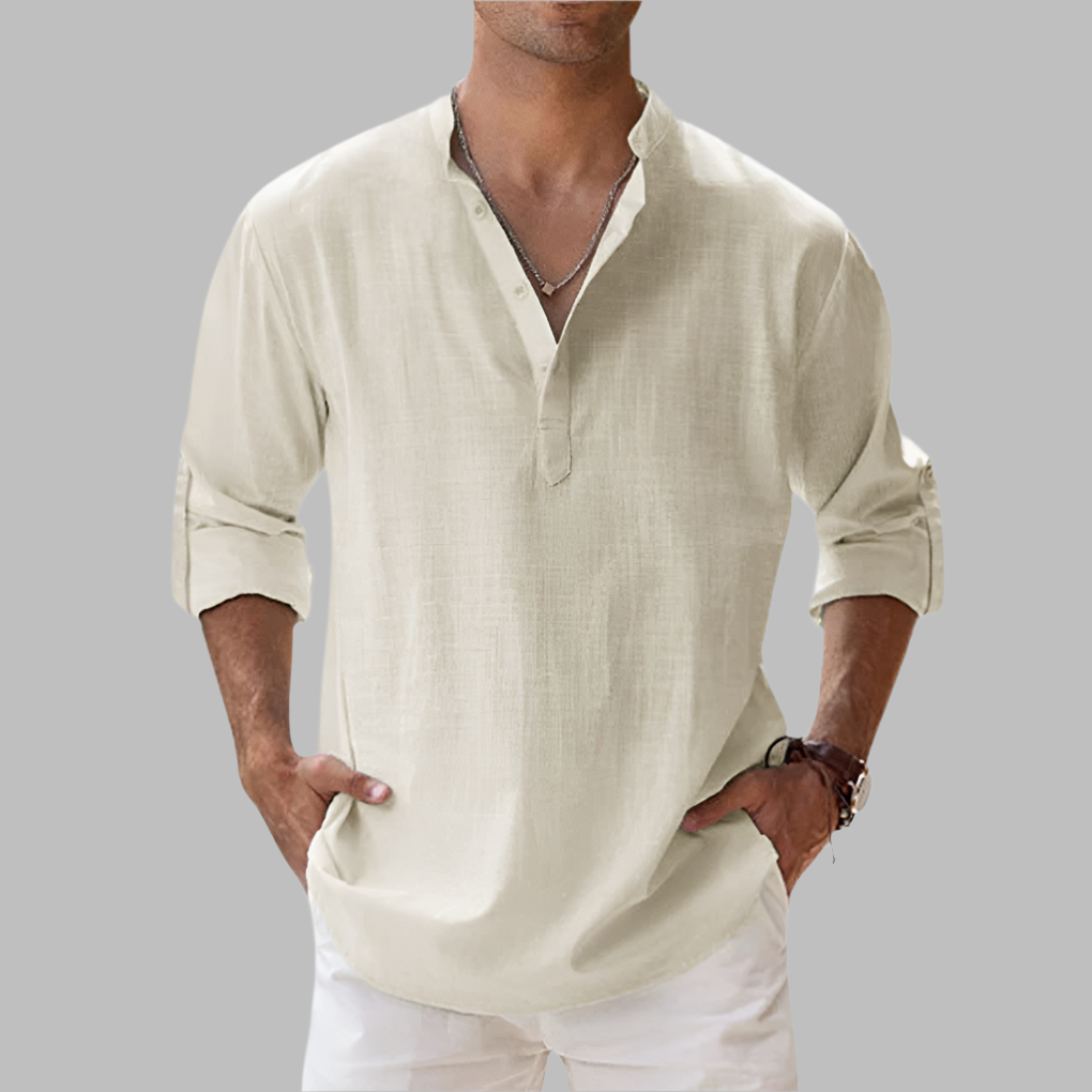 Andrew St Clair | Men’s Relaxed Linen Summer Shirt