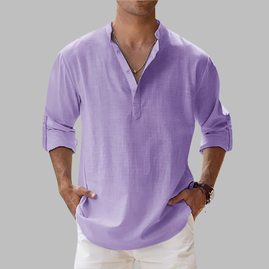 Andrew St Clair | Men’s Relaxed Linen Summer Shirt