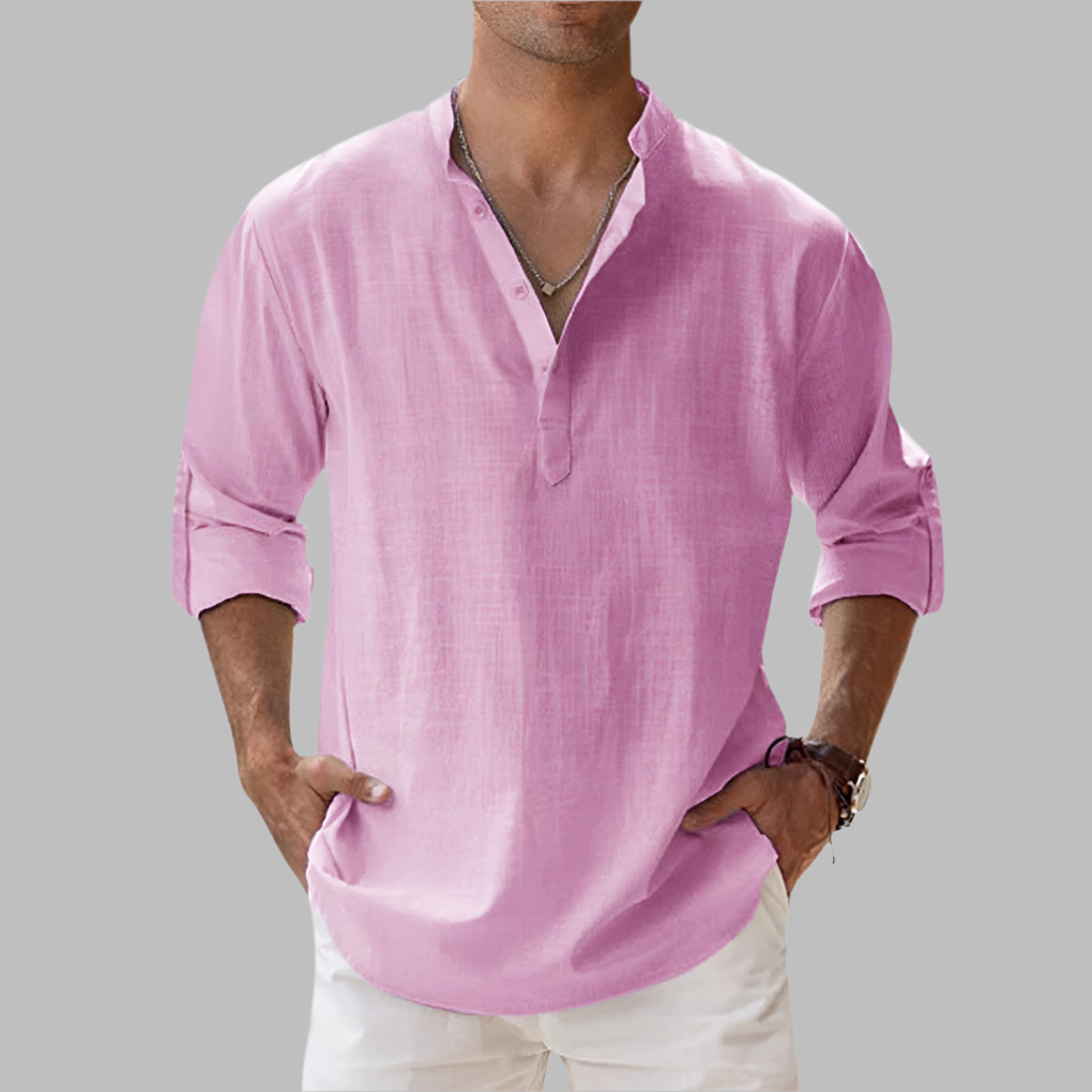 Andrew St Clair | Men’s Relaxed Linen Summer Shirt