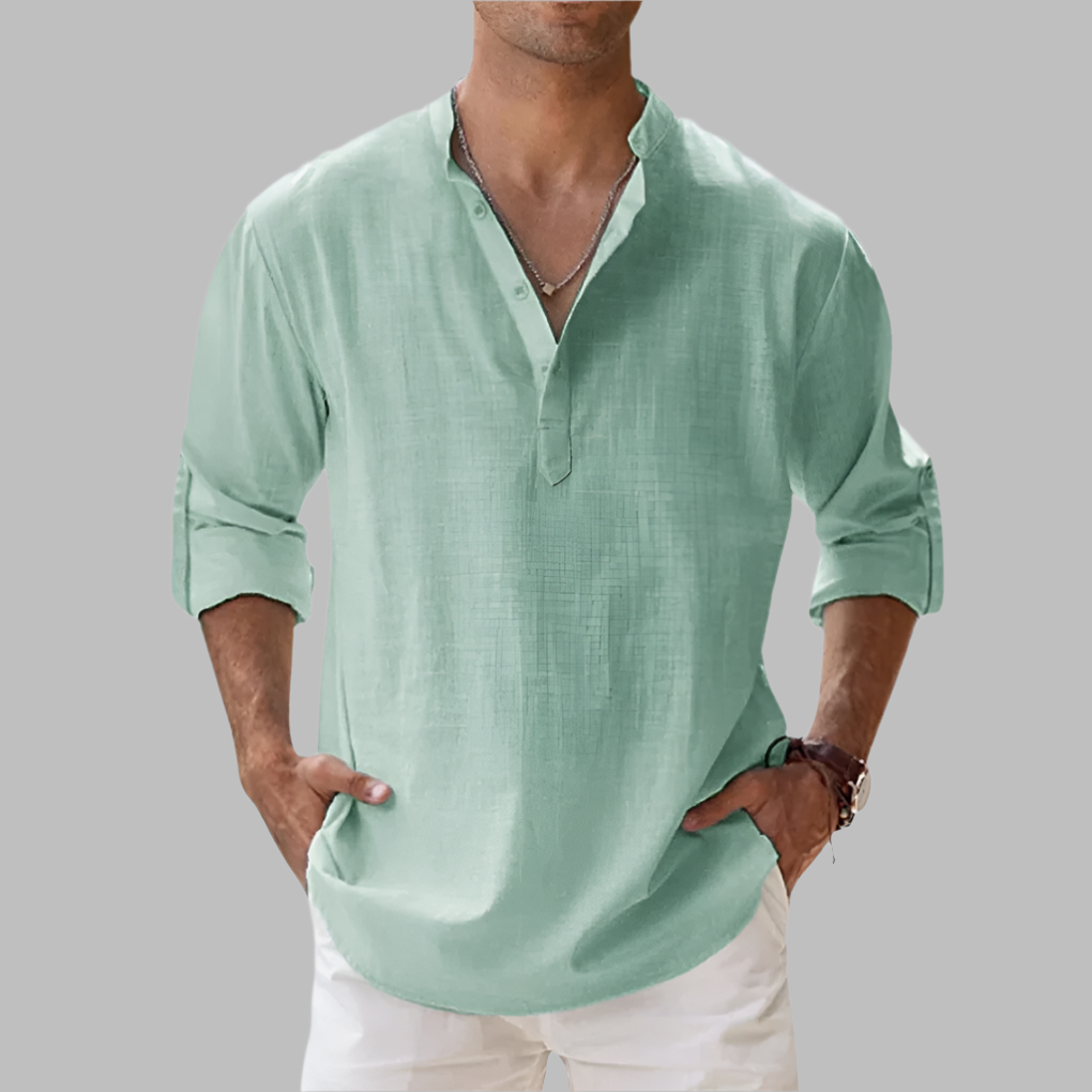 Andrew St Clair | Men’s Relaxed Linen Summer Shirt
