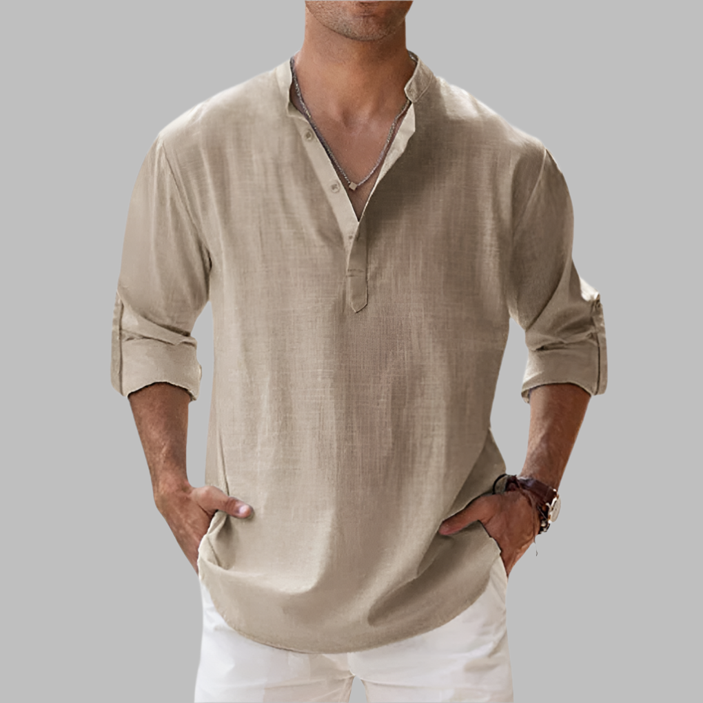 Andrew St Clair | Men’s Relaxed Linen Summer Shirt