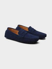 Caldoro | Men’s Calf Suede Slip-On Loafers