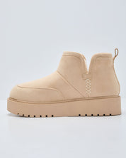 Solvèra | Plush-Lined Suede Ankle Boots