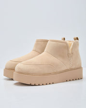 Solvèra | Plush-Lined Suede Ankle Boots