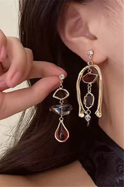 Abstract Dangle Art | Women’s Asymmetrical Dangle Earrings