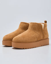 Solvèra | Plush-Lined Suede Ankle Boots