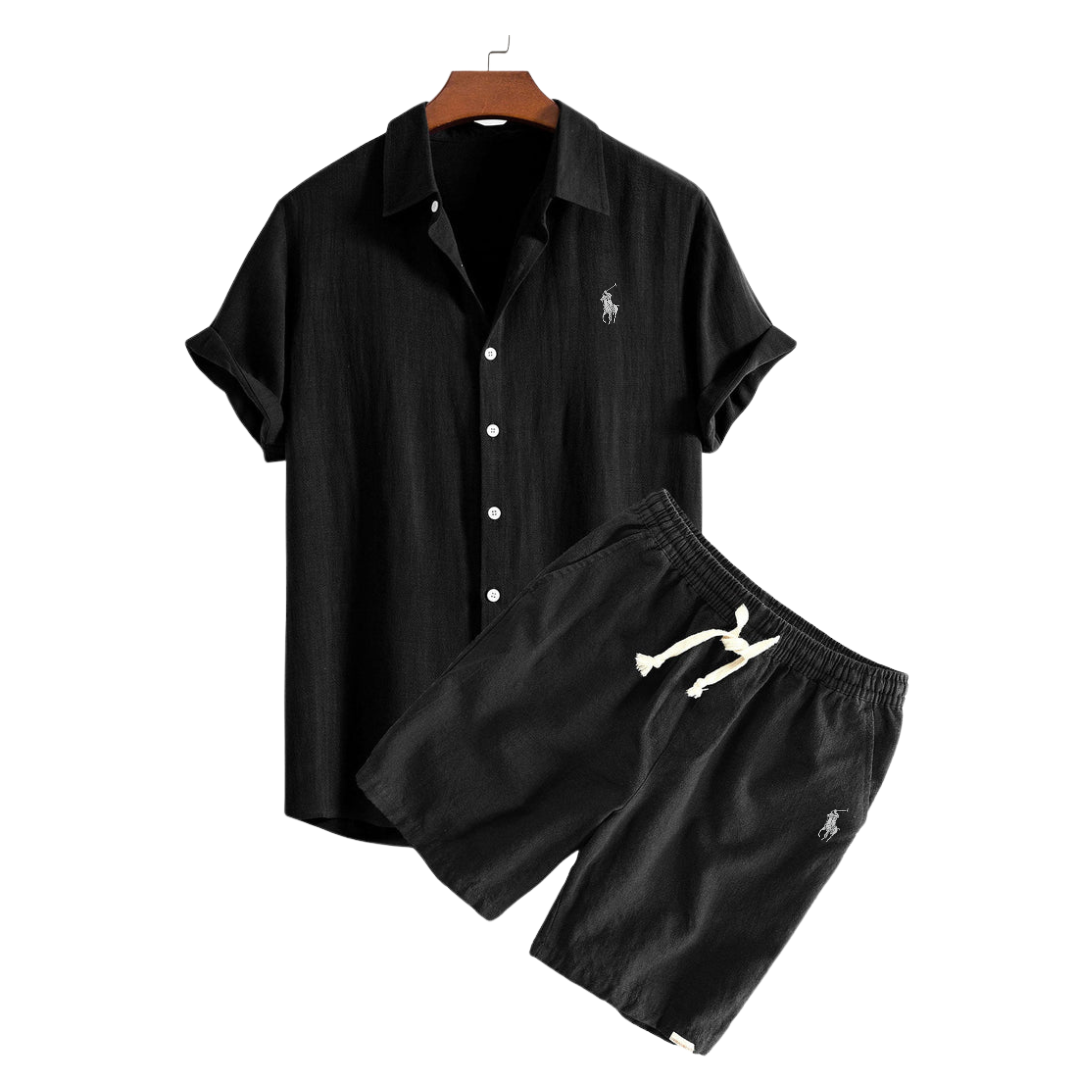RL™  Linen Shirt & Shorts Set