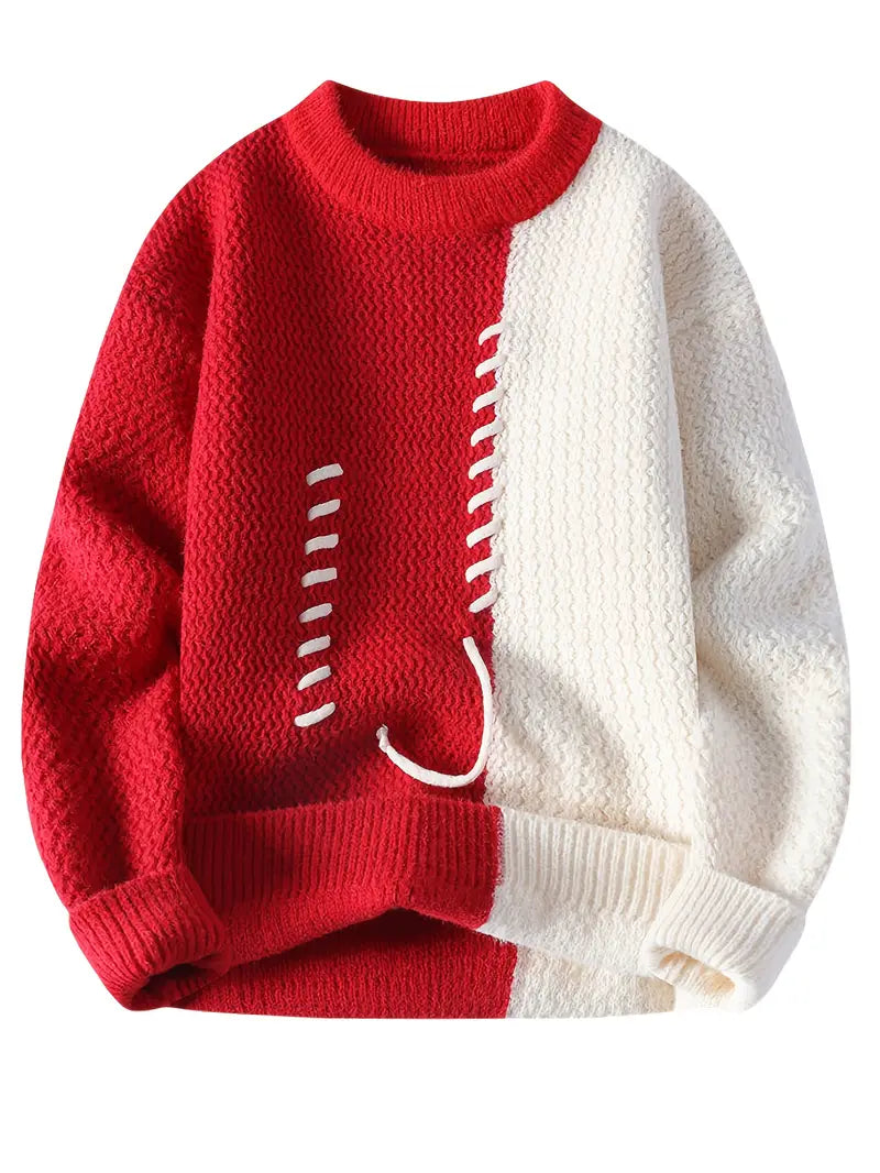 Thick Warm Crewneck Sweater