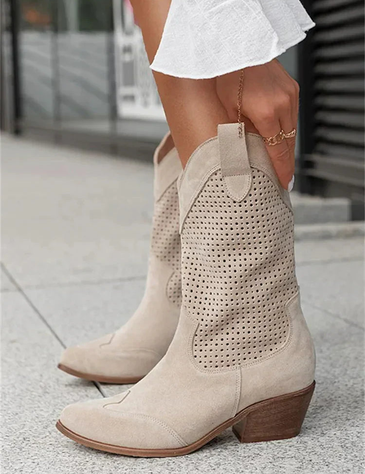 Maison Orsini | Mid-Calf Western Boots